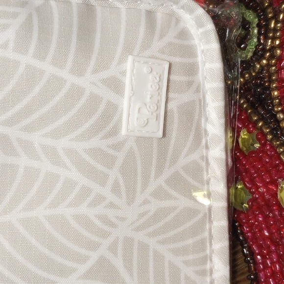 Purse Organizer Insert-Grey Leaves - Picture 8 of 9